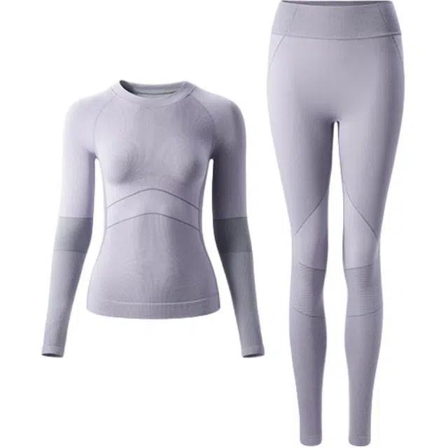 蕉下 运动吸汗速干轻盈舒适长袖长裤保暖套装 女款