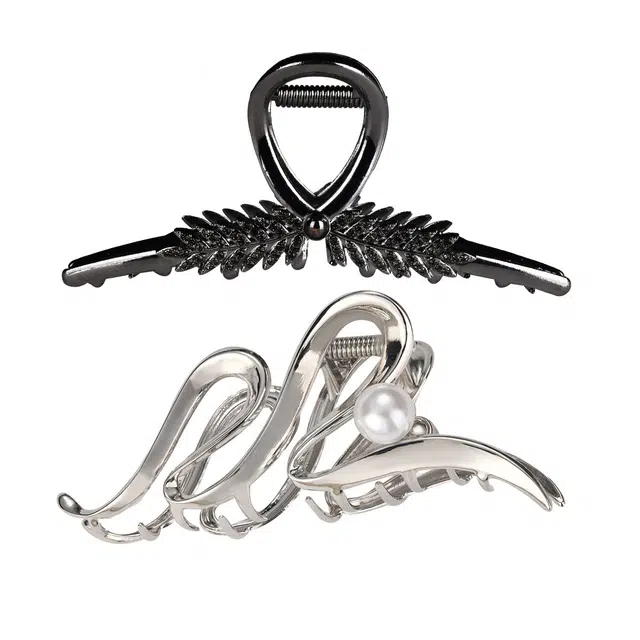 左欧 发量多两件套 后脑勺抓夹鲨鱼夹大号 发夹 女款