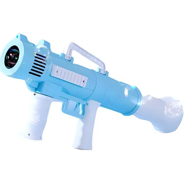 乐乐鱼 手持加特林 全自动 泡泡机