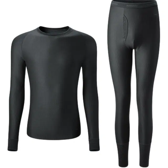 蕉下 舒适透气轻盈吸汗长袖长裤保暖套装 男款