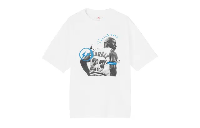 Jordan Travis Scott x Fragment Design Logo T