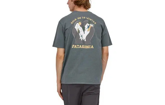 patagonia Men's Hold On To Winter Responsibili-Tee T