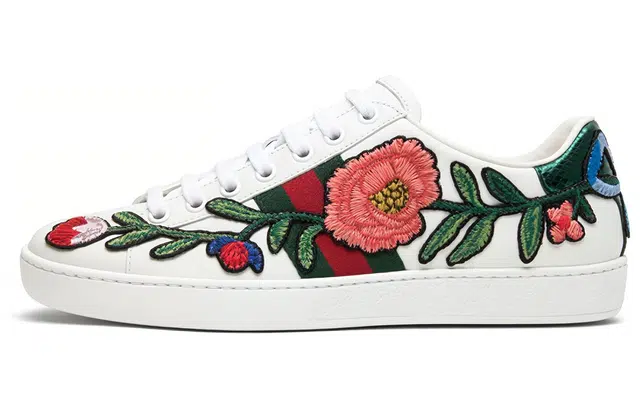 Gucci Ace Embroidered Floral