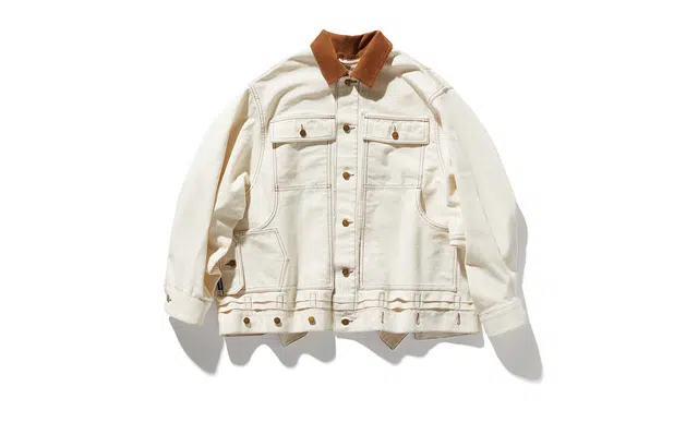 Nautica White Sail Denim Jacket