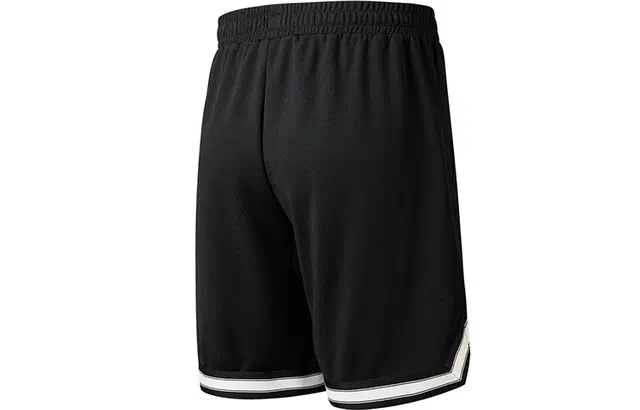 乔丹 毒牙 拼色休闲篮球运动短裤 男款 黑色