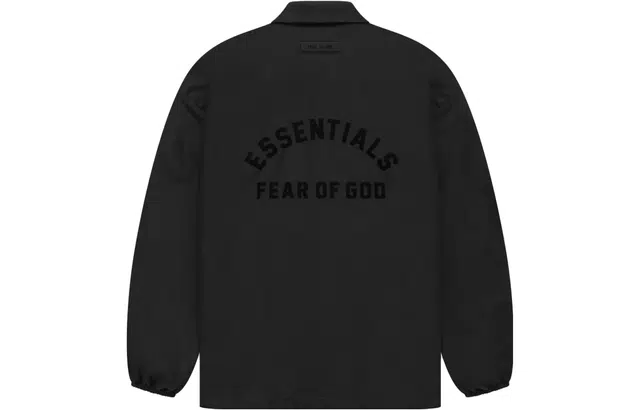 Fear of God Essentials Coaches Jacket Jet Black
