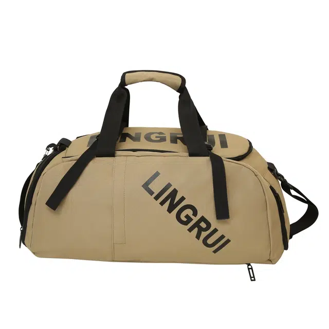 醇龙 多功能运动大容量 尼龙 旅行包 男女同款情侣款 黑色/卡其色/灰色