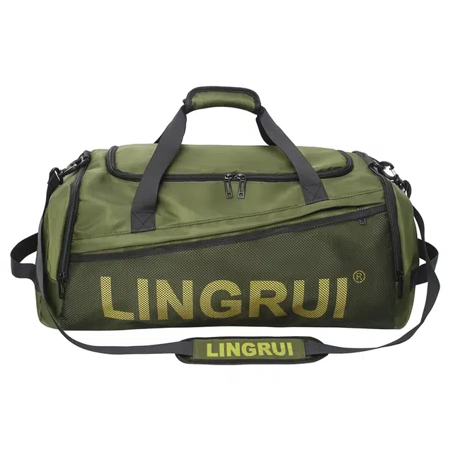 醇龙 中性风休闲简约短途旅游时尚百搭 尼龙 旅行包 男女同款情侣款 黑/绿/灰