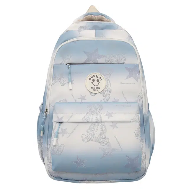 德力熊 高颜值学生减负外出旅行电脑 双肩包 尼龙 女款 多色