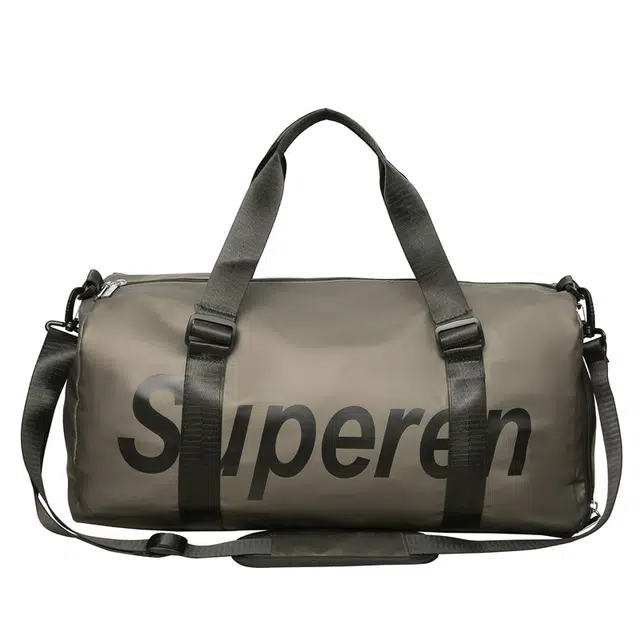 德力熊 大容量防水短途行李包运动 尼龙布 手提单肩斜挎健身包旅行包 男女同款情侣款 多色