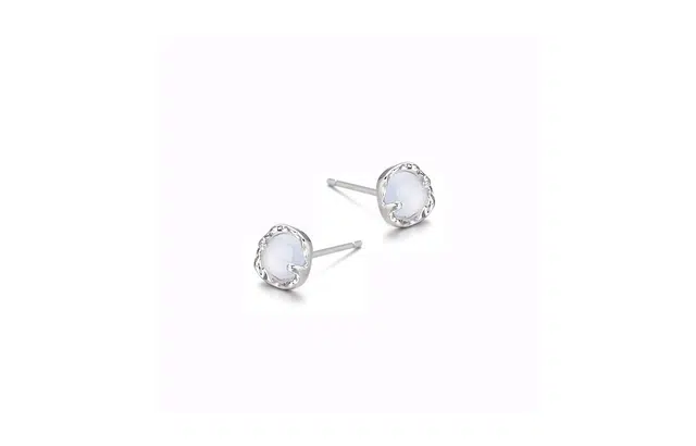 克拉日记 小众设计高级感轻奢冷淡风气质学生耳饰 琉璃 耳钉 女款