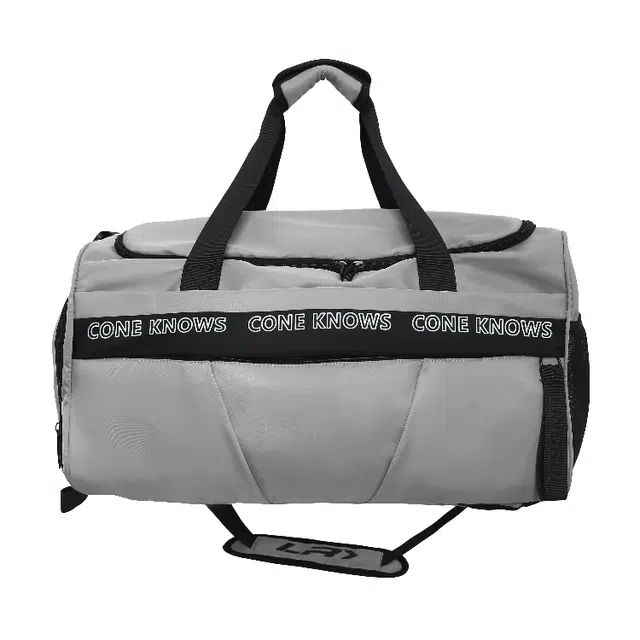 彤彤兔 大容量休闲简约百搭 尼龙 旅行包 男女同款情侣款 灰色/黑色/果绿色/粉色