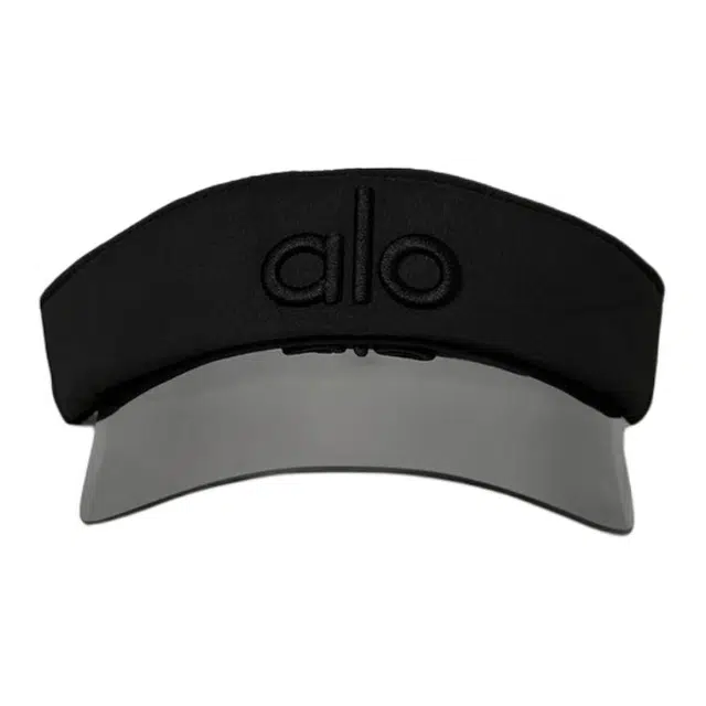 alo yoga Logo Embroidered Hat Black