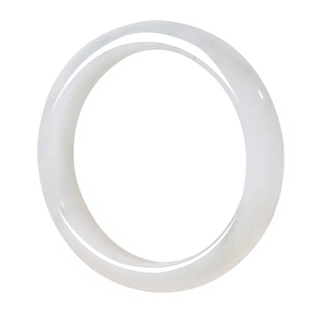 世存 新中式高冰感小众设计女生玉镯 多圈口可选 天山翠 玉石手镯 女款