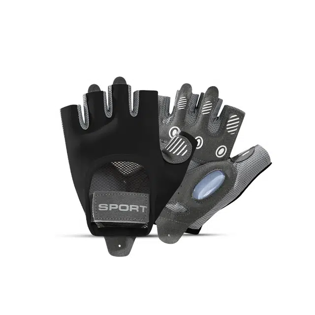 俞兆林 男骑自行车女器械训练单杠防滑引体向上半指骑行防起茧减震 健身手套 女款