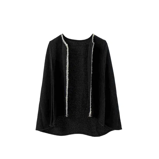 浪莎 女王款金丝小香风秋冬季高品质时尚气质出街单品防风保暖 披肩 女款