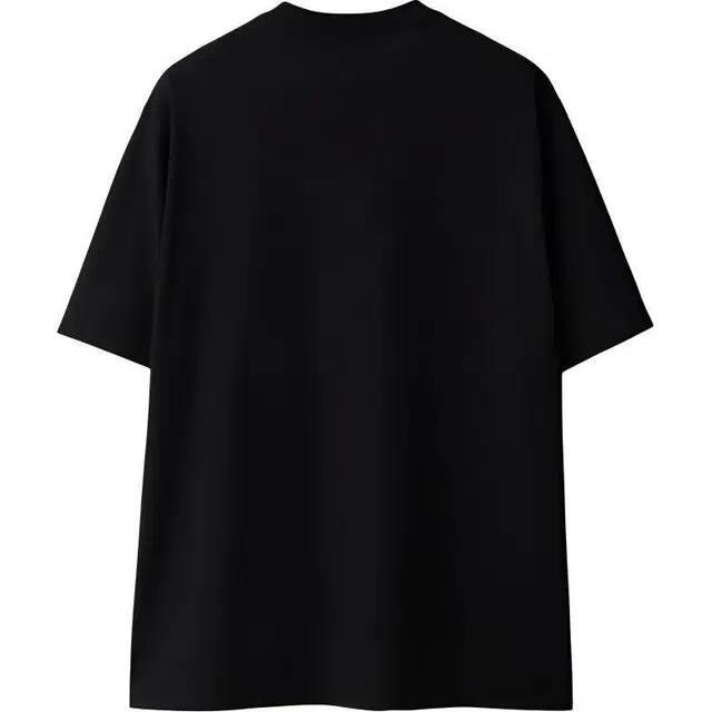Burberry SS24 Striped Applique Crewneck T-Shirt Black