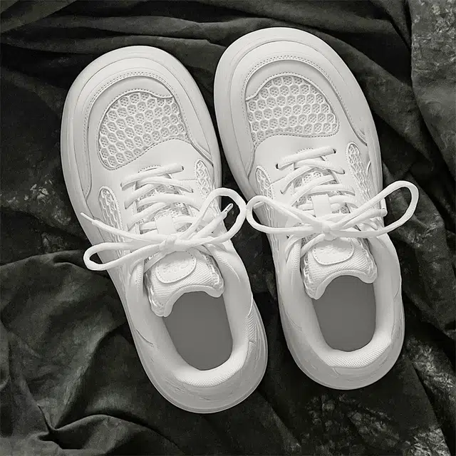 健休 舒适商务 低帮 生活休闲鞋 男款 白色