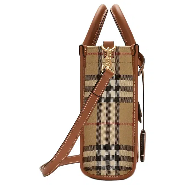 Burberry Freya Tote Bag Mini Beige