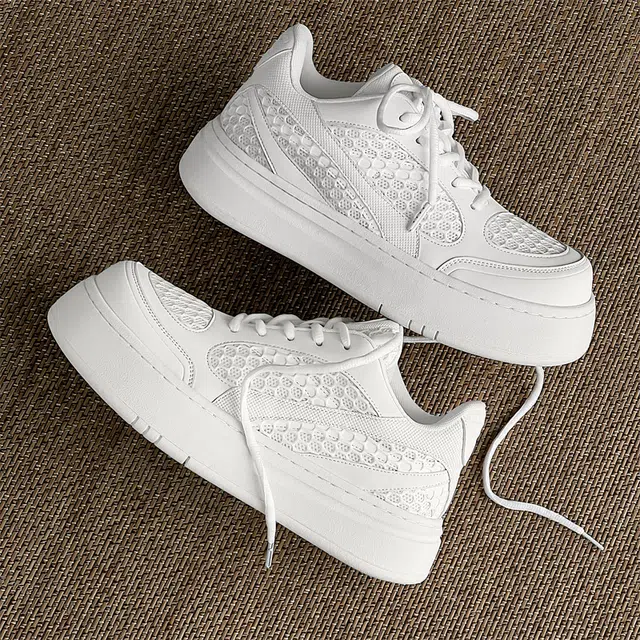 健休 舒适商务 低帮 生活休闲鞋 男款 白色