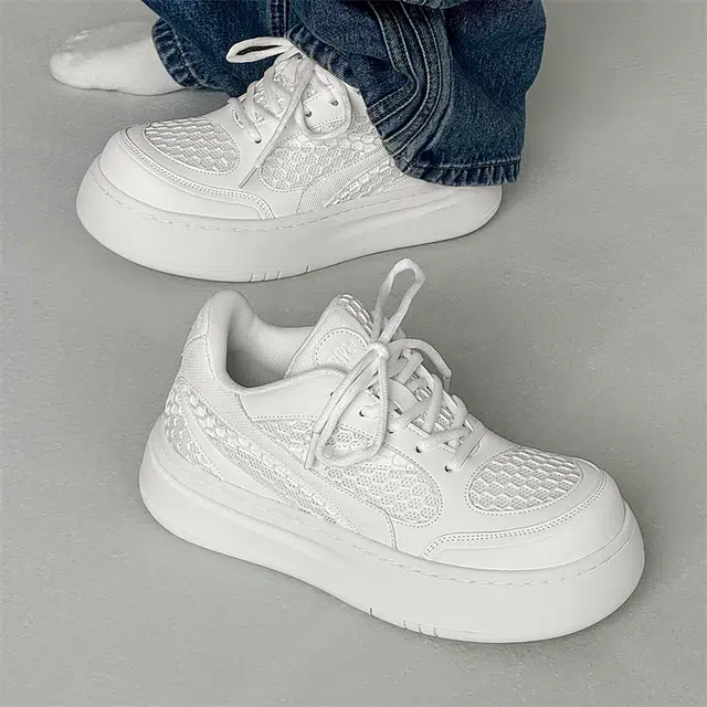 健休 舒适商务 低帮 生活休闲鞋 男款 白色