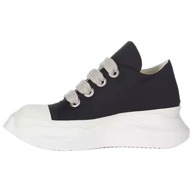 Rick Owens DRKSHDW Thick Sole Low Top Sneakers Black