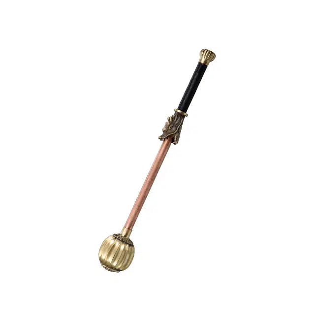 天子剑 蛟龙锤 陈少卫实心纯铜金瓜锤 流星锤 成品模型 兵器武术健身