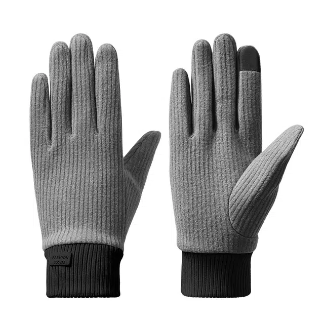 南极人 加厚防风防寒可触屏秋冬户外骑行电动车开车登山运动 保暖手套 女款