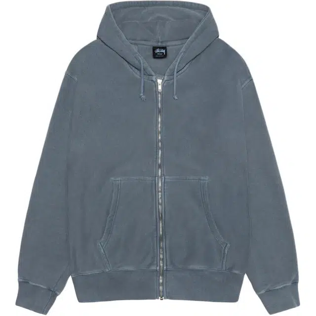 Stussy FW24 2024 BUANA ZIP HOODIE PIGMENT DYED