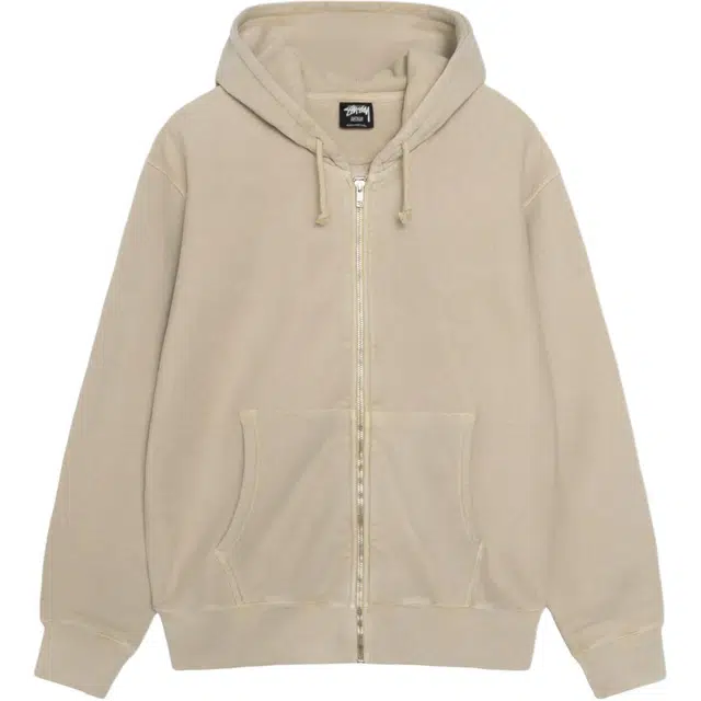 Stussy FW24 2024 BUANA ZIP HOODIE PIGMENT DYED