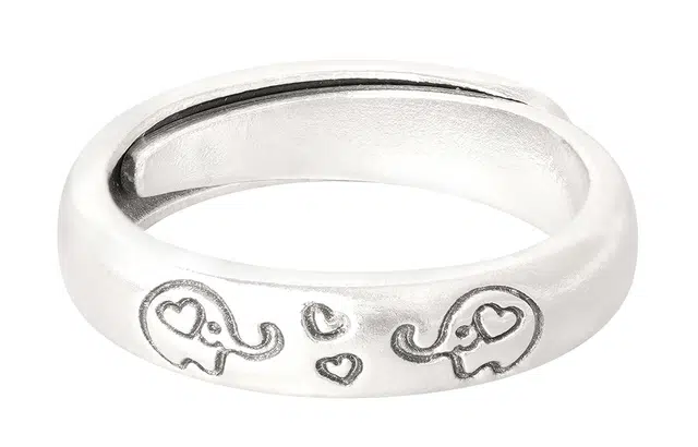 OWNREWARDS Adjustable Silver Ring