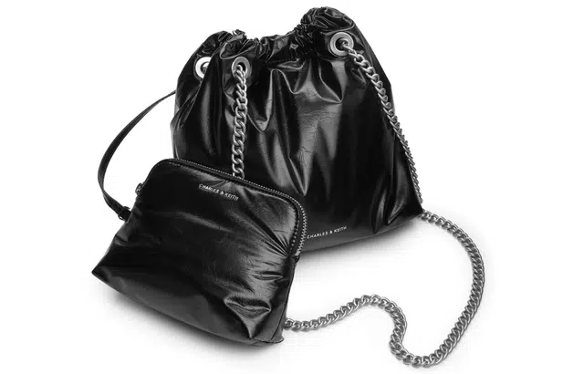 CHARLESKEITH ck PU NoirCreamPewter