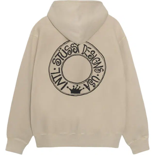 Stussy FW24 2024 BUANA ZIP HOODIE PIGMENT DYED