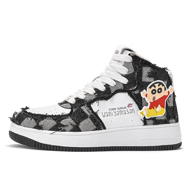Crayon Shinchan High-Top Sneakers