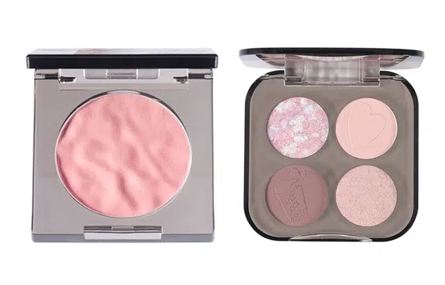 唯资 啵啵麻薯腮红+四色眼影盘套组 眼部修饰