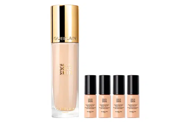 娇兰 新款金钻修颜粉底液套装 修饰肤色