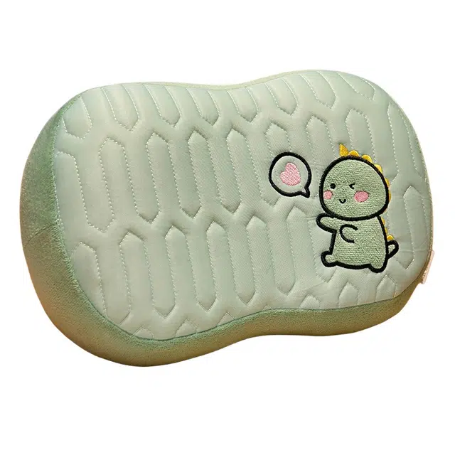 狐狸仙 乳胶冰丝记忆棉 小枕头猫肚皮 单人午睡枕 玩偶周边