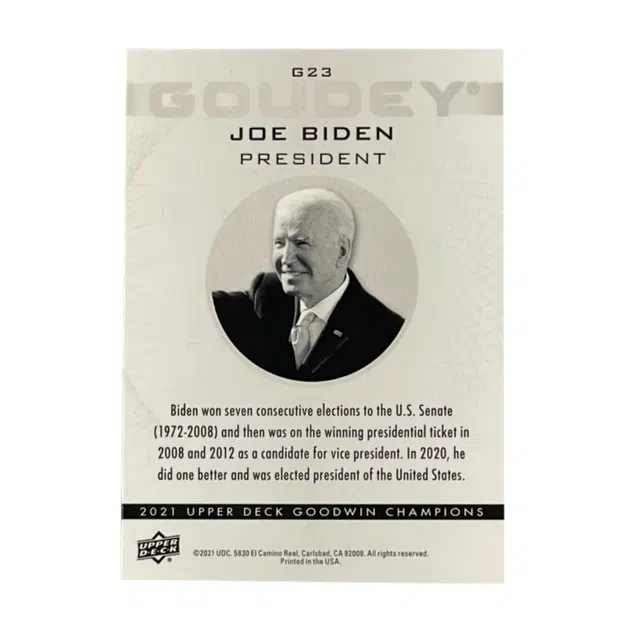 UPPER DECK Joe Biden
