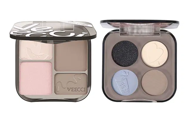 唯资 高光修容一体盘+综合四色眼影盘套装 眼部修饰