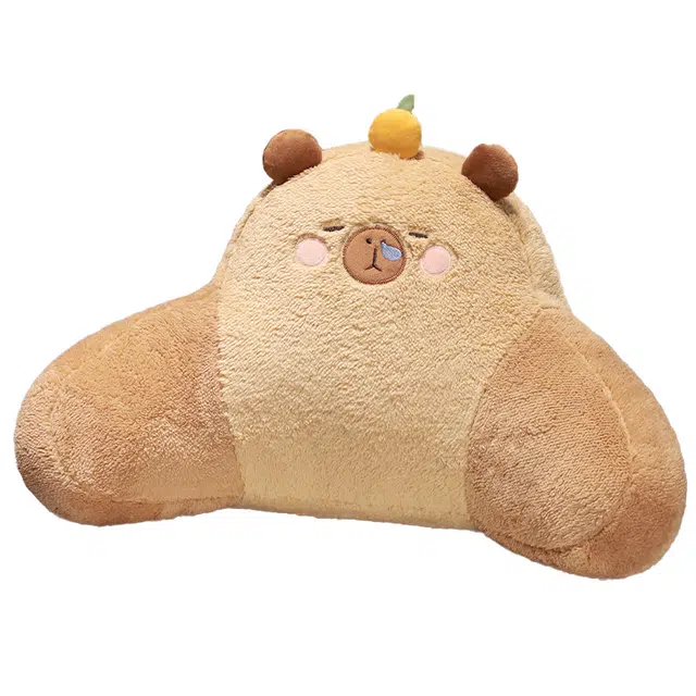 公主恋人 卡通水豚靠枕 玩偶 毛绒公仔