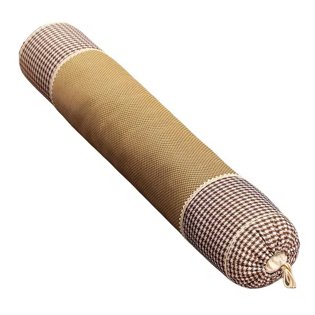 狐狸仙 格子冰藤席长条枕 玩偶周边