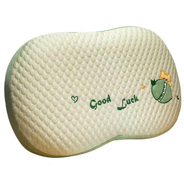 狐狸仙 卡通肚皮枕 记忆棉枕头 护颈椎 凉感豆豆 玩偶周边