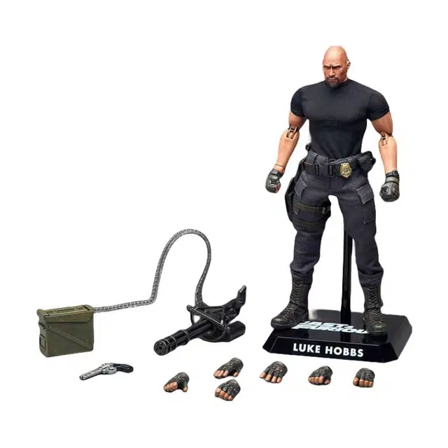 野兽王国 环球 速度与激情 巨石强森 兵人 可动手办