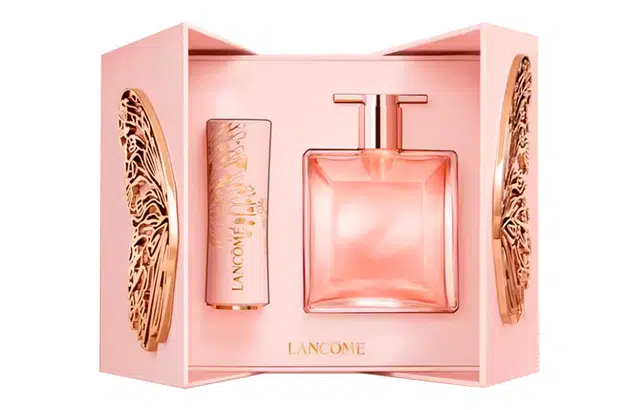 兰蔻 翩然心动唇膏香水七夕礼盒彩妆套装 提亮肤色 唇膏+香水