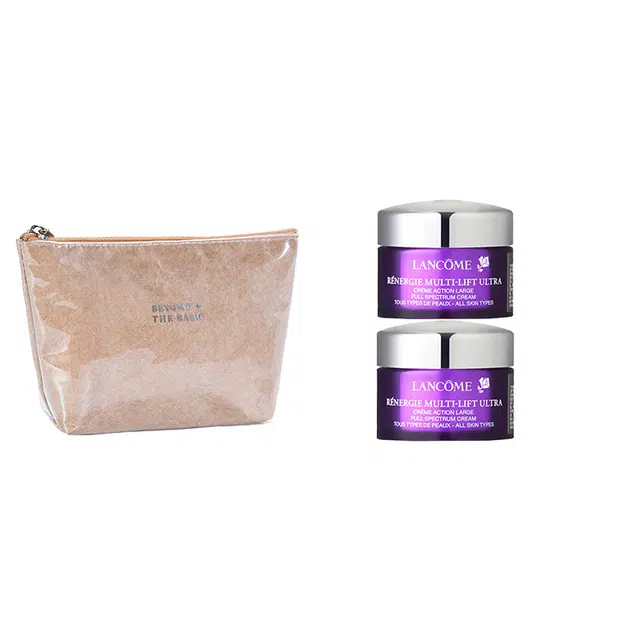 兰蔻 塑颜紧致焕白雪花霜小样 补水保湿滋养+杜邦纸高级化妆包 小样版