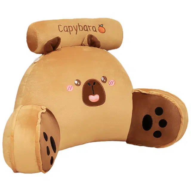 狐狸仙 卡皮巴拉床头靠垫 软包靠背 玩偶周边