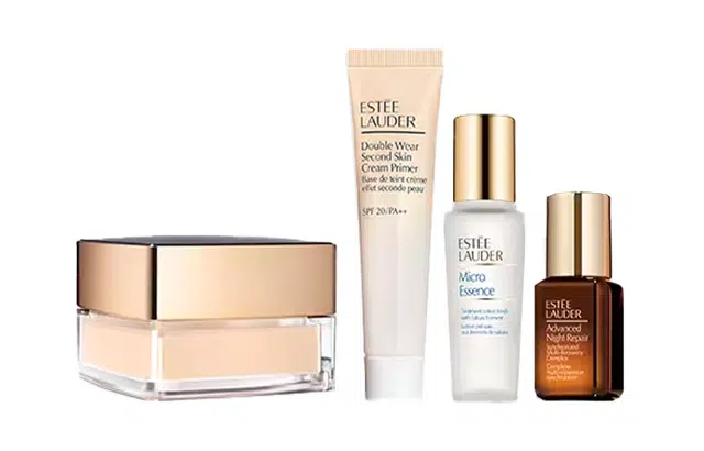 雅诗兰黛 新年限量粉底四件套套装 滋润