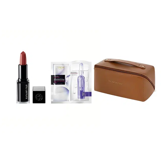 植村秀 无色限绢感唇膏小黑方口红 滋润