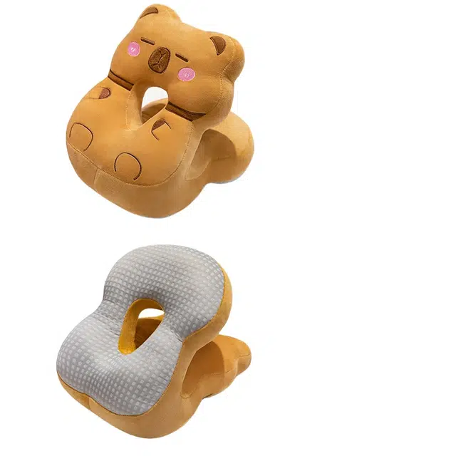 狐狸仙 水豚午睡枕趴睡枕 卡皮巴拉 玩偶周边