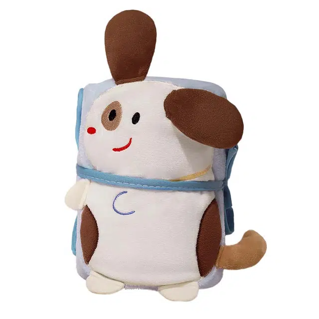 公主恋人 卡通多巴胺动物小卷毯 可爱软萌 实用抱枕 玩偶周边